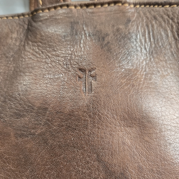 FRYE Brown Leather Women's Backpack - Picture 2 of 16